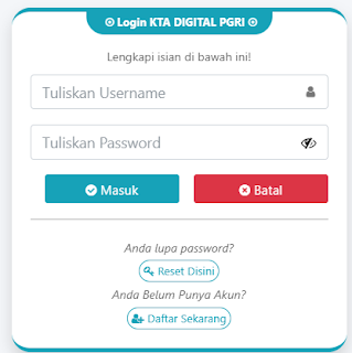 Register PGRI Luwu - Persatuan Guru Republik Indonesia Cabang Luwu